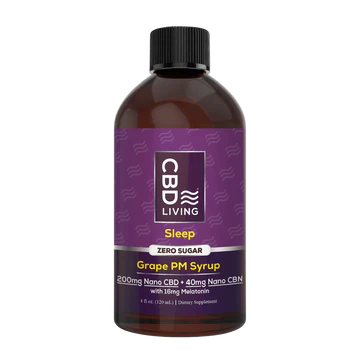 CBD SLEEP AID SYRUP 200MG CBD + 40MG CBN