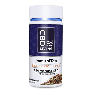 CBD TEA IMMUNITEA - ELDERBERRY LEMON 250 MG